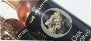 Glass bottle of rape seed oil