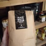 Photo of a bag of plain flour from Norfolk and Better.